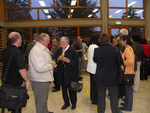 Bilder vom Kirchenkonzert 2009 (21. Juni): gemütliches Beisammensein in der Silberberghalle